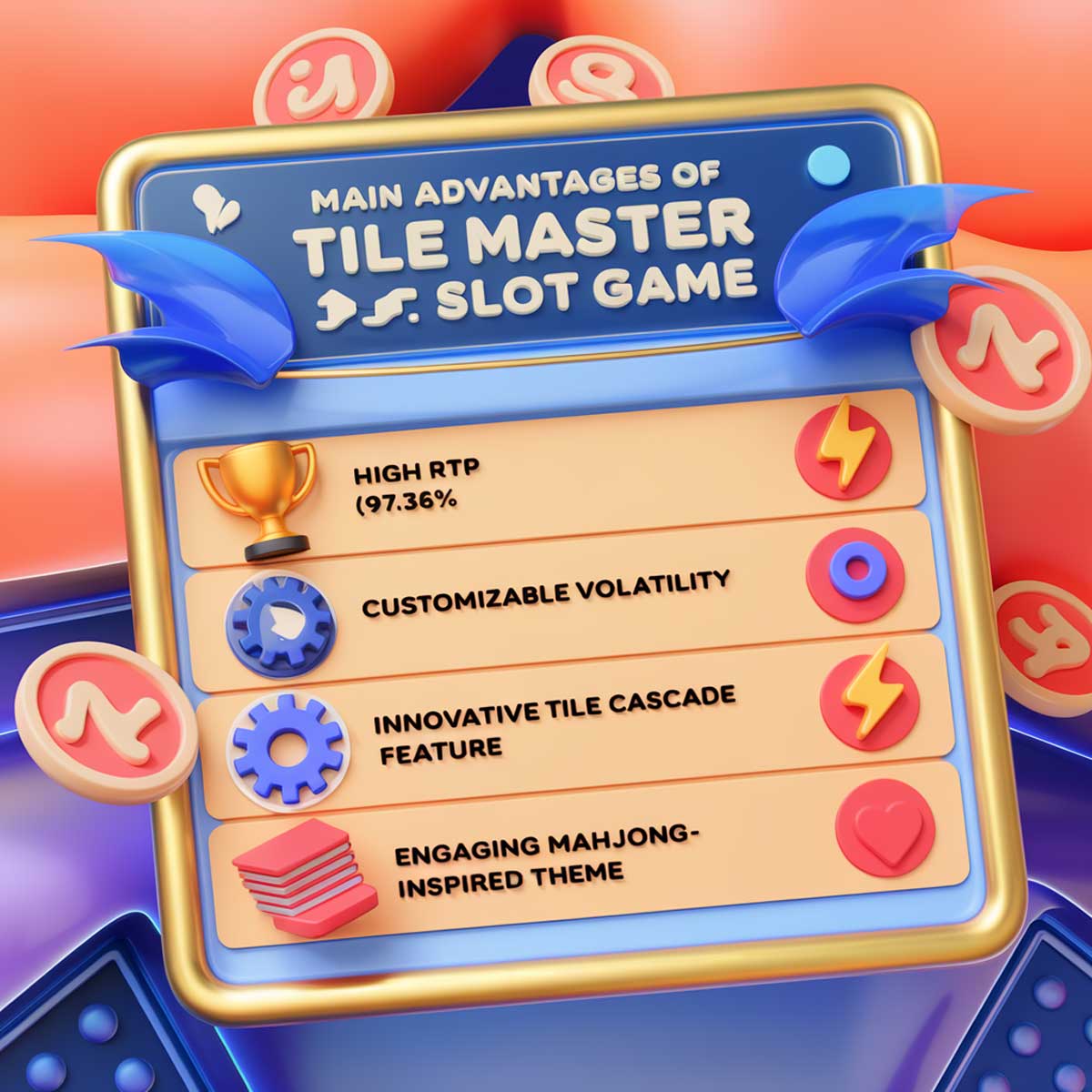 Tile Master slot machine game